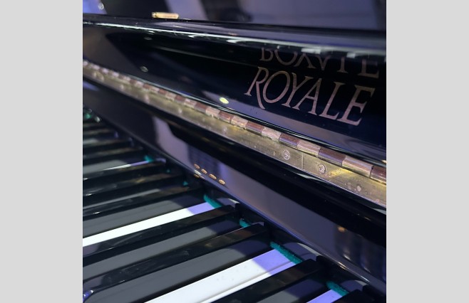 Used Daewoo Royale Polished Ebony DW7 Upright Piano - All Inclusive Premium Package (SN:072967) - Image 6
